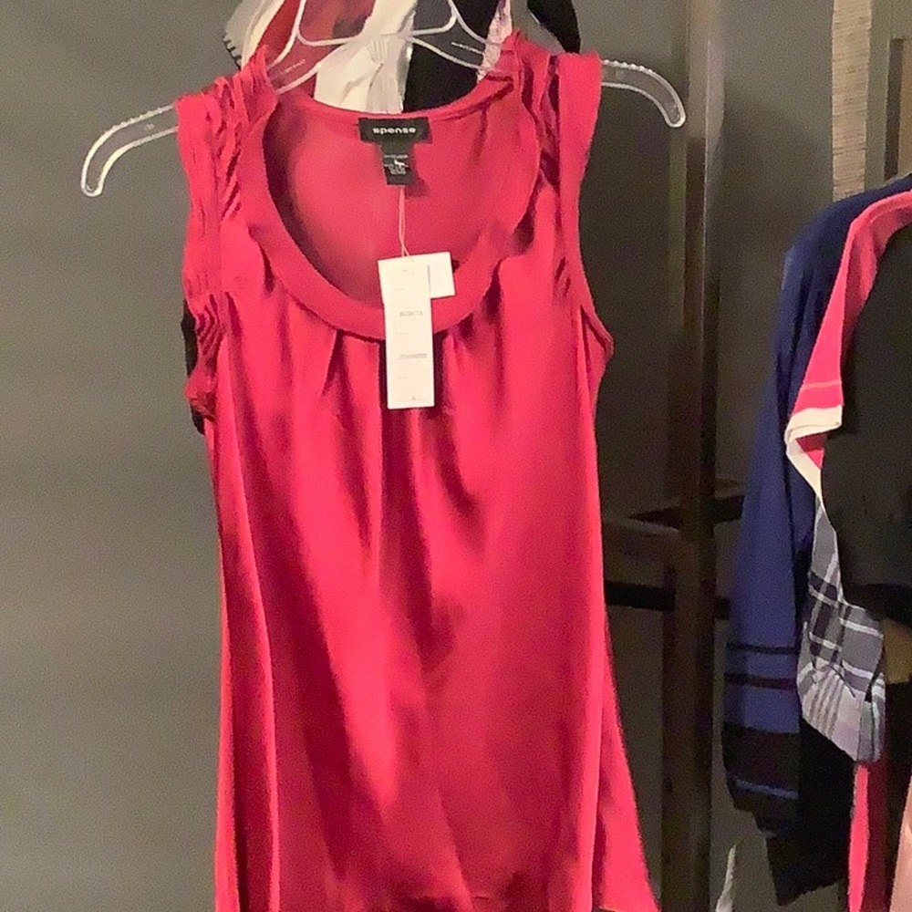 Dressy sleeveless top